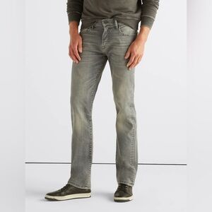 Lucky Brand Men's 221 Straight Stretch Grey Jeans - Like New 32"Wx32"L